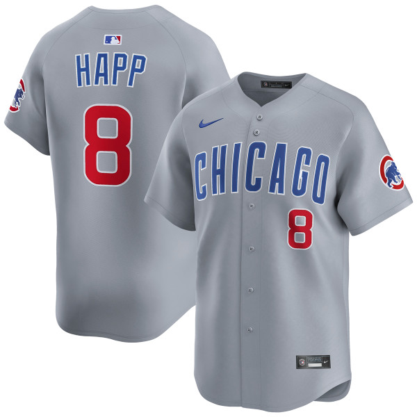 シカゴカブス　ユニフォーム#8 IAN HAPP Ian Happ Chicago Cubs Road Limited Jersey by NIKE® | Official MLB®