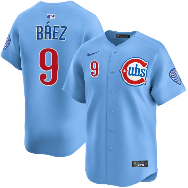 バエズ ユニフォーム カブス NIKE Javier Baez Chicago Cubs Blues Alternate Limited Jersey by NIKE