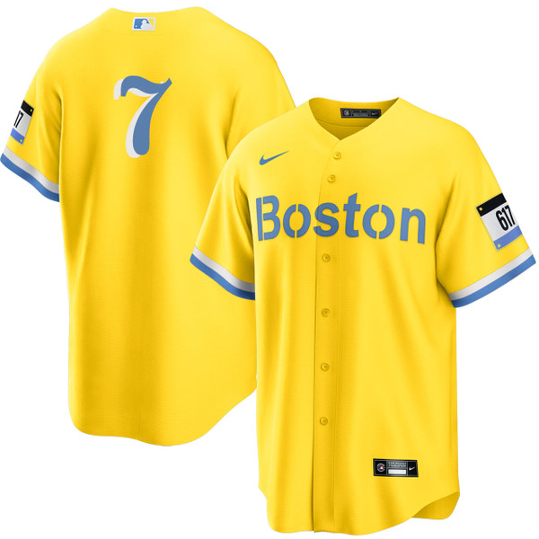 RED SOX ジャージ 背番号18 Men's #7 Masataka Yoshida Boston Red Sox Green Limited 2025