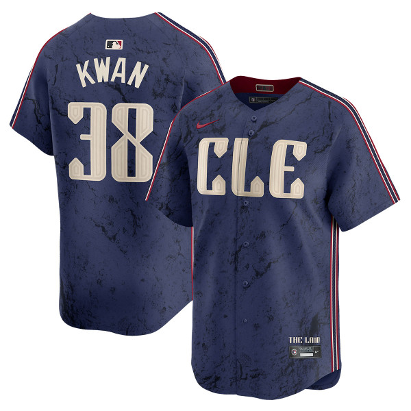 MLB Cleveland Guardians Kwan 38 ユニフォーム 赤 Cleveland Guardians Nike MLB Limited Alternate 2 Jersey