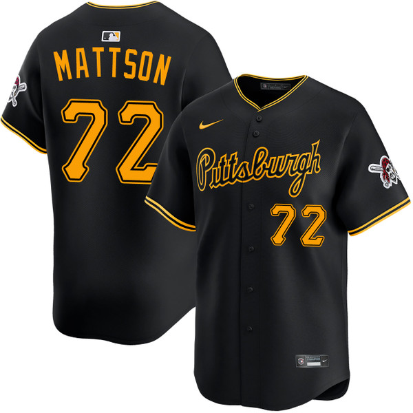 Isaac Mattson Pittsburgh Pirates Alternate Limited Jersey by NIKE
