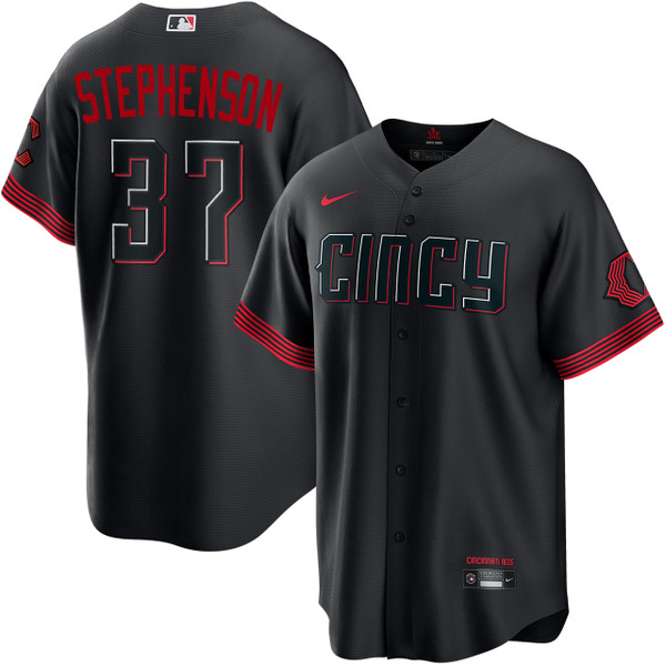 Tyler Stephenson Cincinnati Reds City Connect Jersey by NIKE