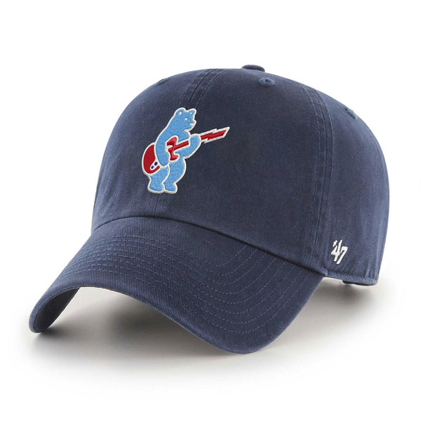 Chicago Cubs 2025 Alternate Blues Rock Bear Clean Up Cap