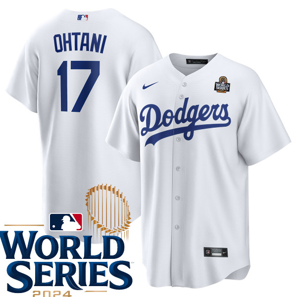 応援グッズ Nike Dodgers OHTANI 2024 World Series Shohei Ohtani Los Angeles Dodgers Home World Series Jersey