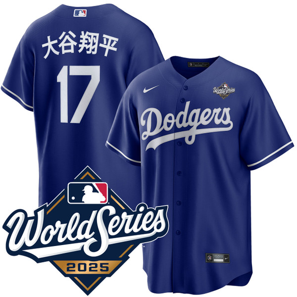 OHTANI Dodgers ジャージ Mサイズ 新品 Shohei Ohtani Los Angeles Dodgers Kanji Japanese Jersey 2024 World