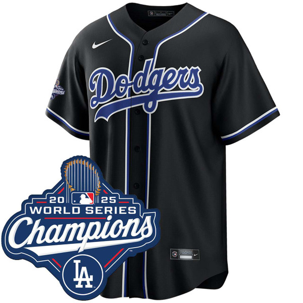 Los Angeles Dodgers Black Lights Out 2025 World Series Champions