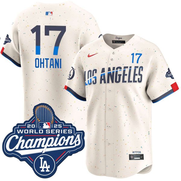 Shohei Ohtani Dodgers City Connect 2025 W.S. Champs Jersey