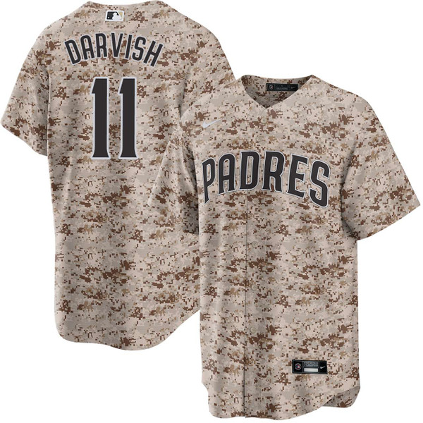 Yu Darvish San Diego Padres USMC Camo Jersey by NIKE® | Official MLB®