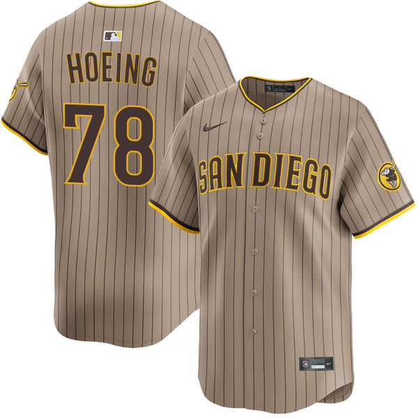 Bryan Hoeing San Diego Padres Alternate Limited Jersey by NIKE