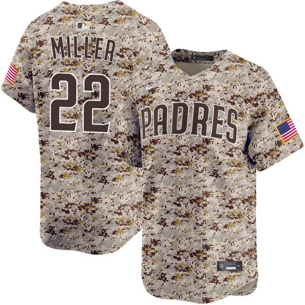 Mason Miller San Diego Padres USMC Camo Limited Jersey by NIKE