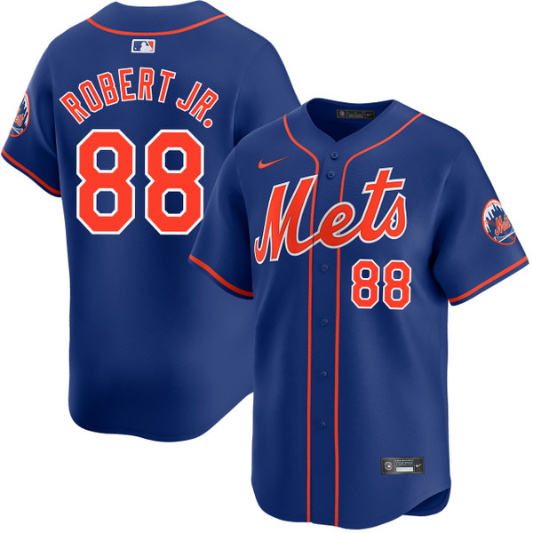 MLB メッツ　レイエス　オーセンティックユニフォーム Luis Robert Jr. New York Mets Alternate Royal Limited Jersey by