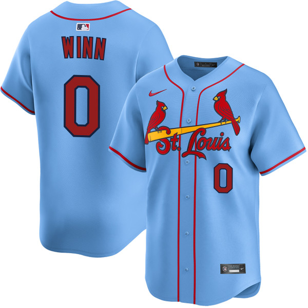 Masyn Winn St. Louis Cardinals Alternate Light Blue Limited Jersey