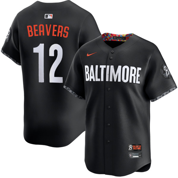 Dylan Beavers Baltimore Orioles City Connect Limited Jersey by