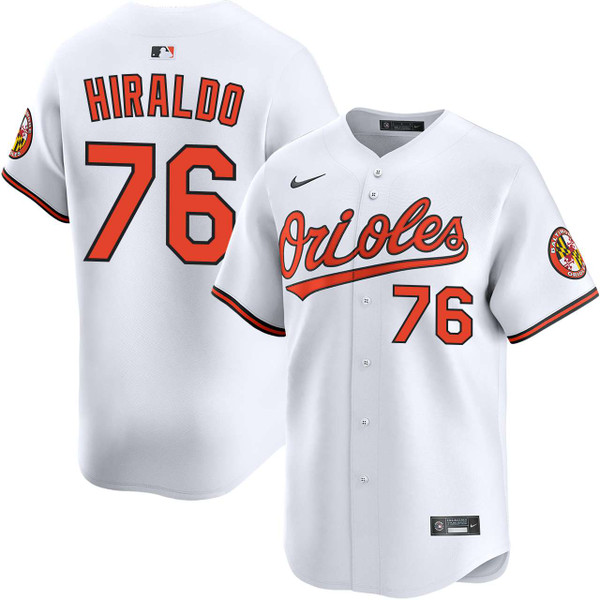 Yaramil Hiraldo Baltimore Orioles Home Limited Jersey by NIKE