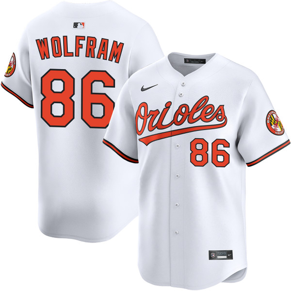 Grant Wolfram Baltimore Orioles Home Limited Jersey by NIKE
