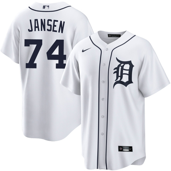 Kenley Jansen Detroit Tigers Home Jersey by NIKE® | Official MLBÂ®