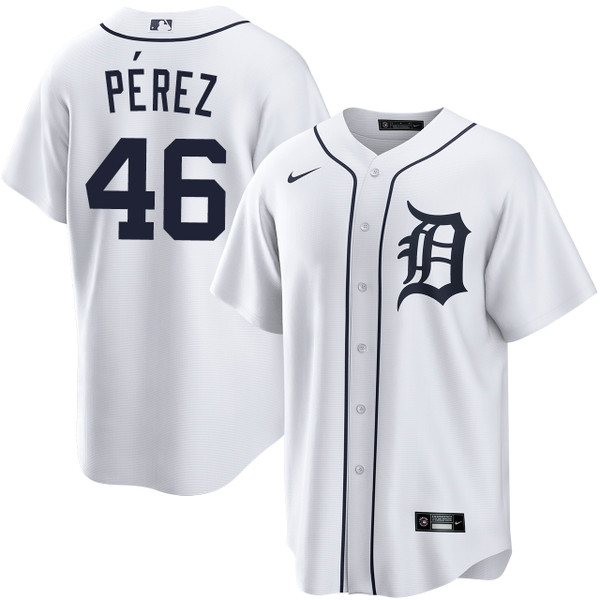 Wenceel Pérez Detroit Tigers Home Jersey by NIKE® | Official MLBÂ®
