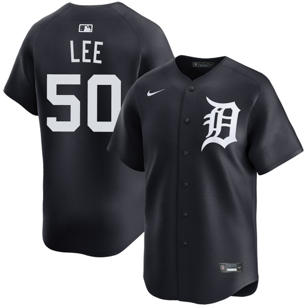 Hao-Yu Lee Detroit Tigers Alternate Navy Limited Jersey by NIKE