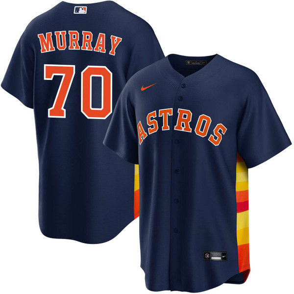 Jayden Murray Houston Astros Alternate Navy Jersey by NIKE