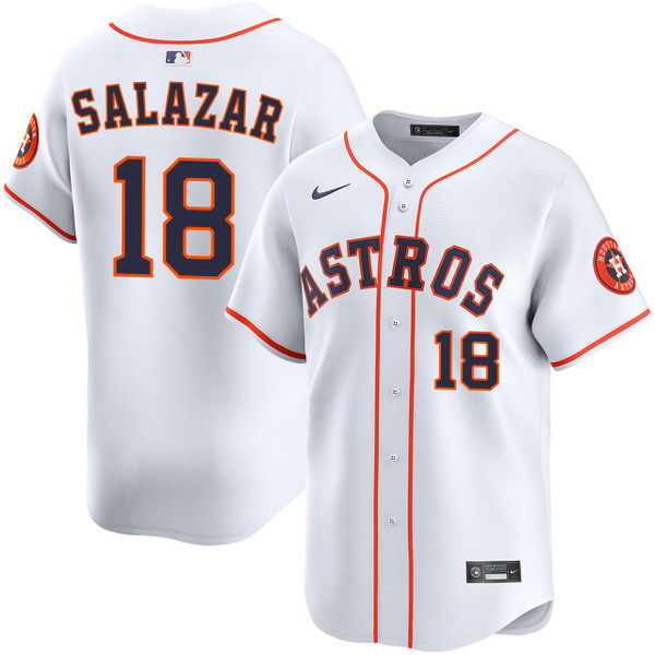 César Salazar Houston Astros Home Limited Jersey by NIKE