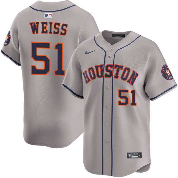 Ryan Weiss Houston Astros Road Limited Jersey by NIKE® | Official