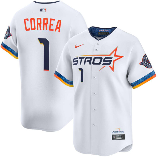 Houston Astros CORREA 1 ユニフォーム XL Carlos Correa Houston Astros City Connect Limited Jersey by NIKE