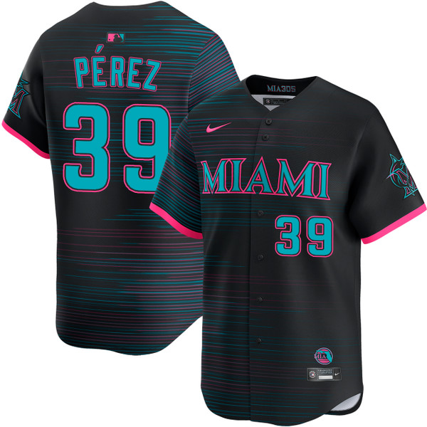 Eury Pérez Miami Marlins City Connect Limited Jersey by NIKE