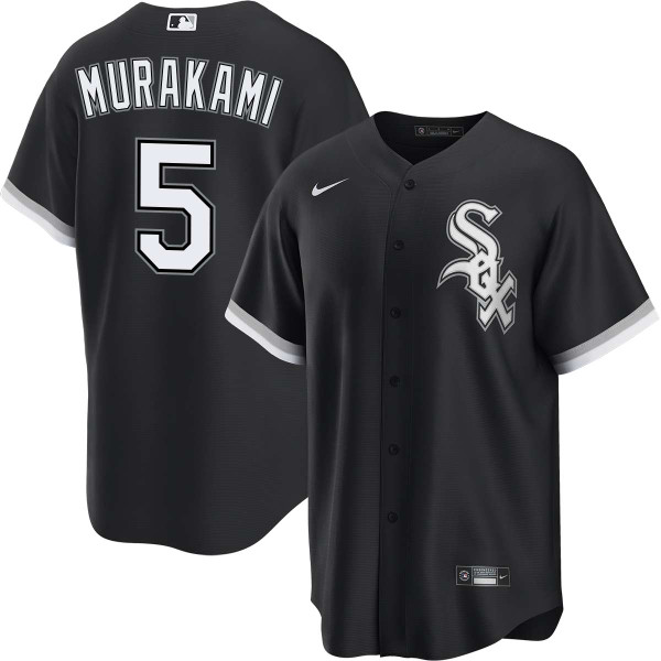 Nike Southside ユニフォーム MURAKAMI 5　Mサイズ Munetaka Murakami Chicago White Sox Alternate Black Jersey by NIKE
