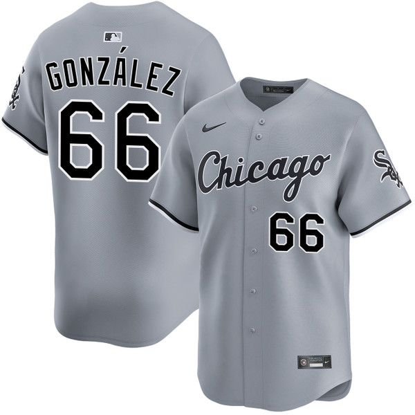 Wikelman González Chicago White Sox Road Limited Jersey by NIKE