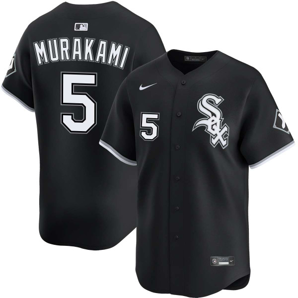 Munetaka Murakami Chicago White Sox Alternate Black Limited Jersey