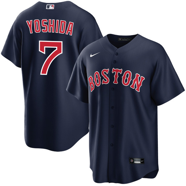 Masataka Yoshida Boston Red Sox Alternate Navy Jersey by NIKE