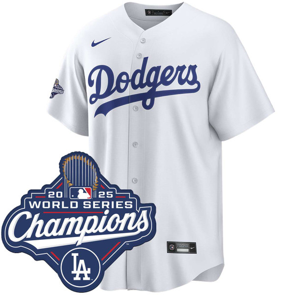 Nike Los Angeles Dodgers ユニフォーム Los Angeles Dodgers Home World Series Champions Jersey by NIKE