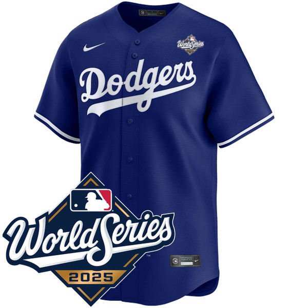 Los Angeles Dodgers Alternate Royal World Series Limited Jersey by
