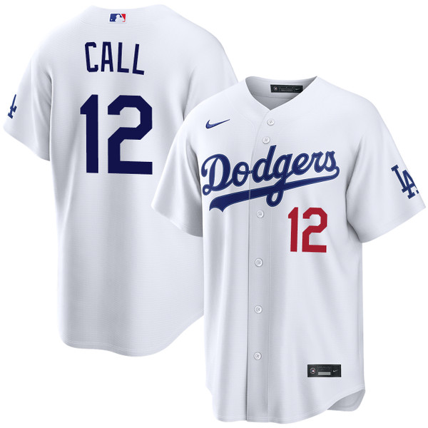 Alex Call Los Angeles Dodgers Home Stadium Jersey by NIKE