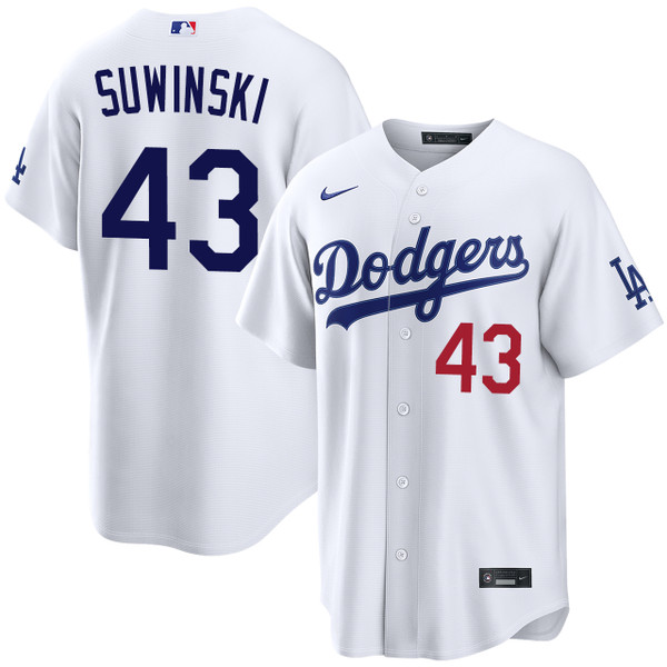 Jack Suwinski Los Angeles Dodgers Home Stadium Jersey by NIKE
