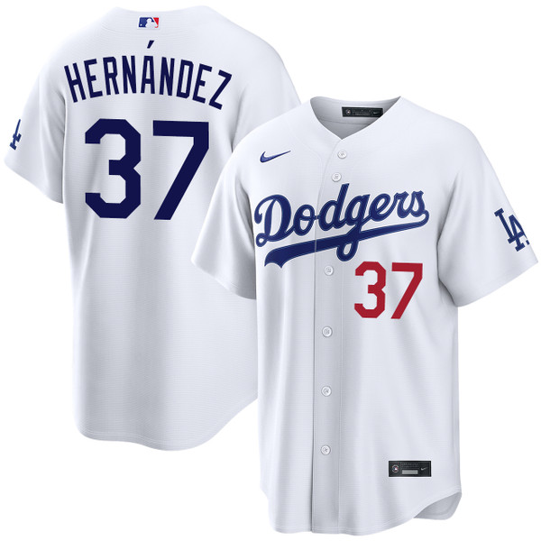 Teoscar Hernández Los Angeles Dodgers Home Stadium Jersey by NIKE