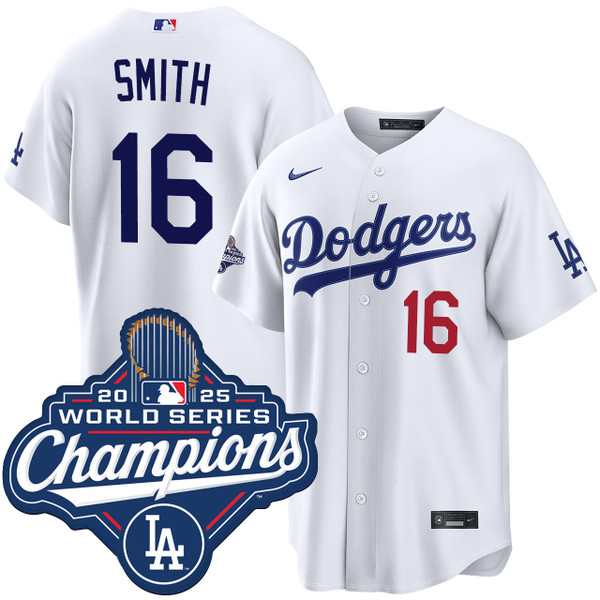 Will Smith Los Angeles Dodgers Home World Series Champions Stadium