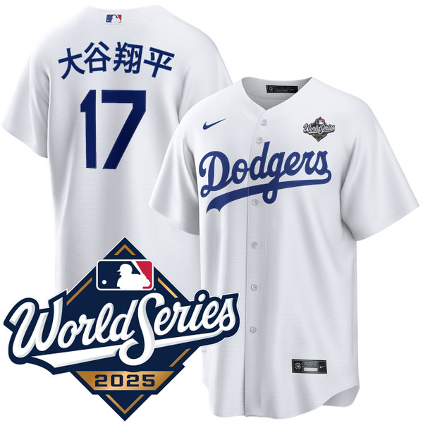 World Series Nike Ohtani Jersey Shohei Ohtani Kanji Los Angeles 