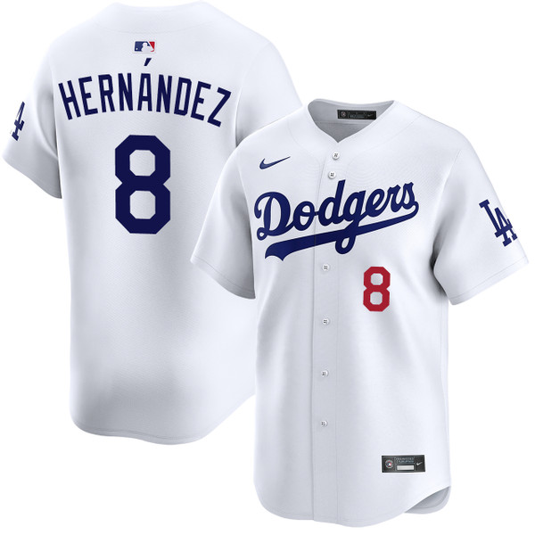 Kiké Hernández Los Angeles Dodgers Home Limited Jersey by NIKE