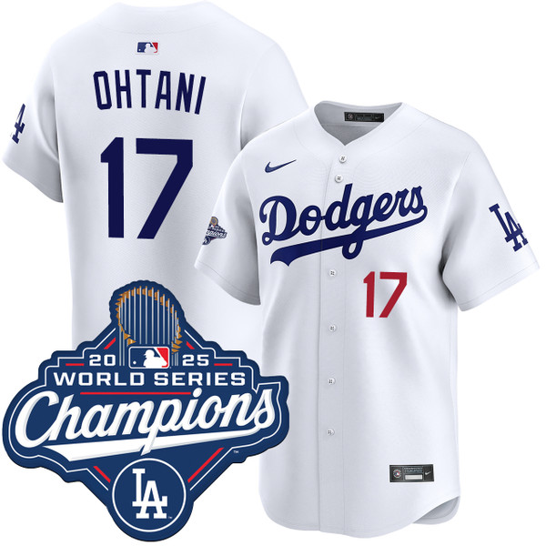 Shohei Ohtani Los Angeles Dodgers Home World Series Champions