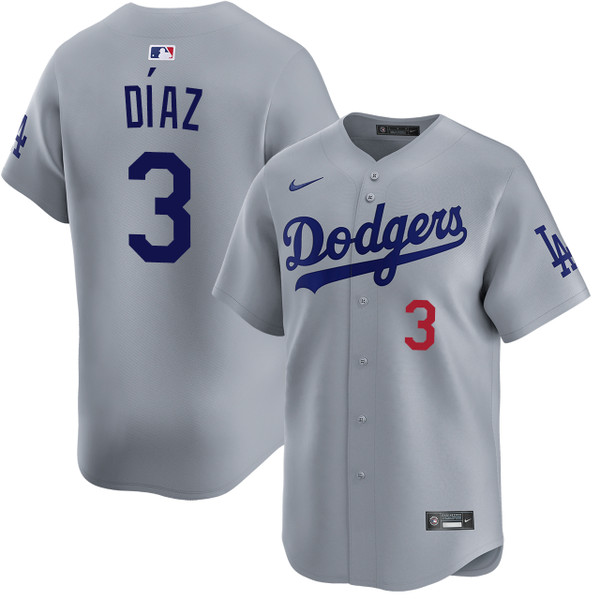 Edwin Díaz Los Angeles Dodgers Alternate Road Limited Jersey by
