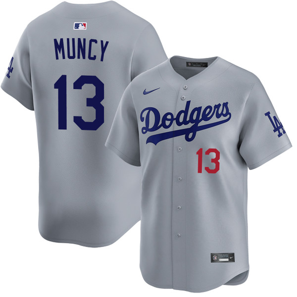 Max Muncy Los Angeles Dodgers Alternate Road Limited Jersey by