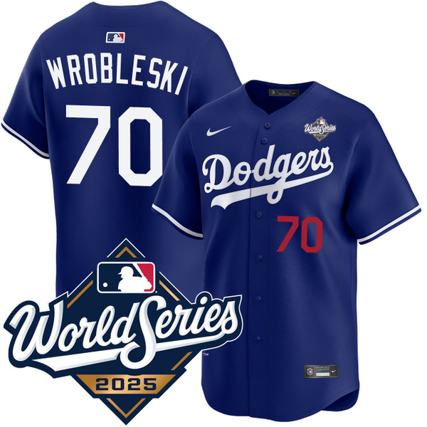 Justin Wrobleski Los Angeles Dodgers Alternate Royal World Series