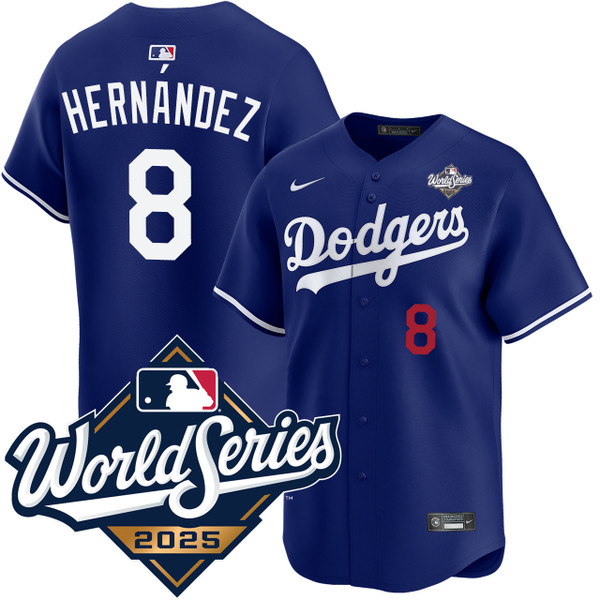 Kiké Hernández Los Angeles Dodgers Alternate Royal World Series