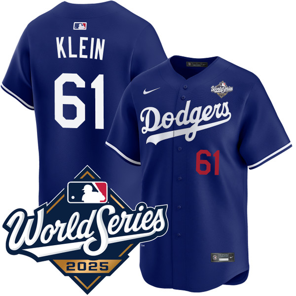 Will Klein Los Angeles Dodgers Alternate Royal World Series