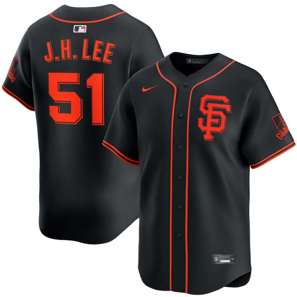 Jung Hoo Lee San Francisco Giants Alternate Black Limited Jersey