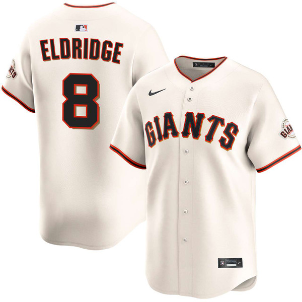 Bryce Eldridge San Francisco Giants Home Limited Jersey by NIKE