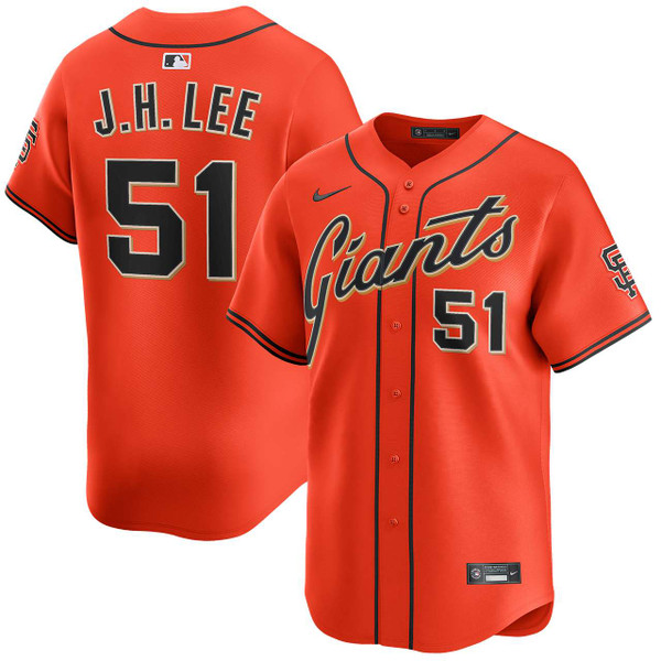 Jung Hoo Lee San Francisco Giants Alternate Orange Limited Jersey