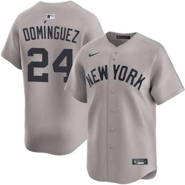 Jasson Domínguez New York Yankees Road Limited Jersey by NIKE