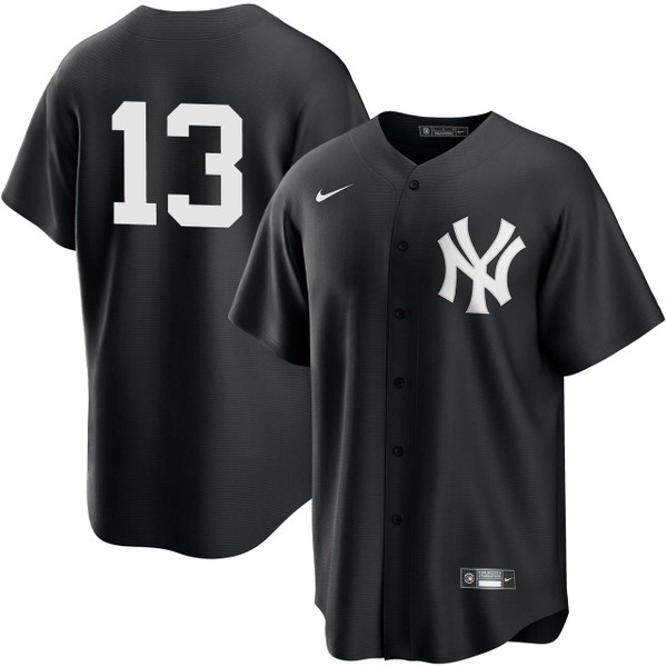 Jazz Chisholm Jr. New York Yankees Black Player Jersey by NIKE